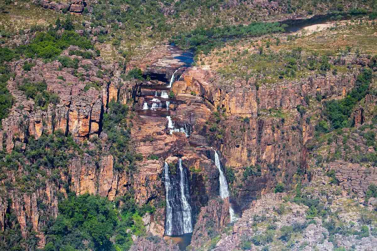 Aerial view of the Kakadu National Park